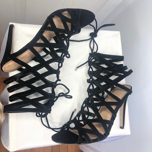 ALDO Goude Sandal Black Suede - Picture 4 of 5